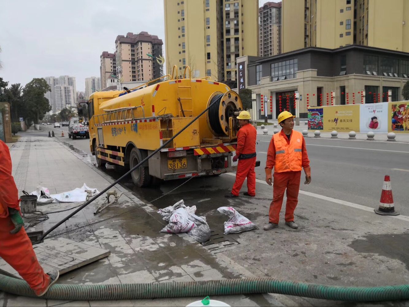 修武排污管道清淤-管道清洗